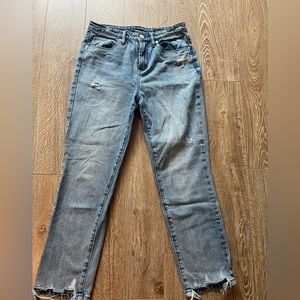 Straight leg jeans